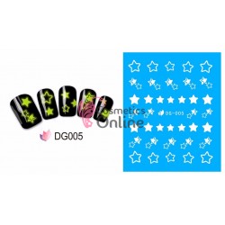 Stickere cu Apa pentru unghii cod DG 005 (Fluorescent)